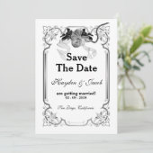 Once Upon A Time Save The Date Card (Standing Front)