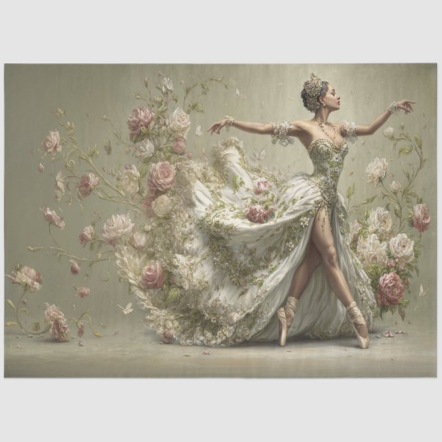 Once upon a Time Series Ballerina Two Tissue Paper (Front)