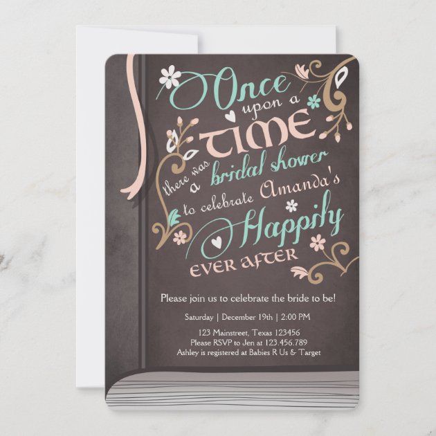 bridal shower once upon a time appily ever after