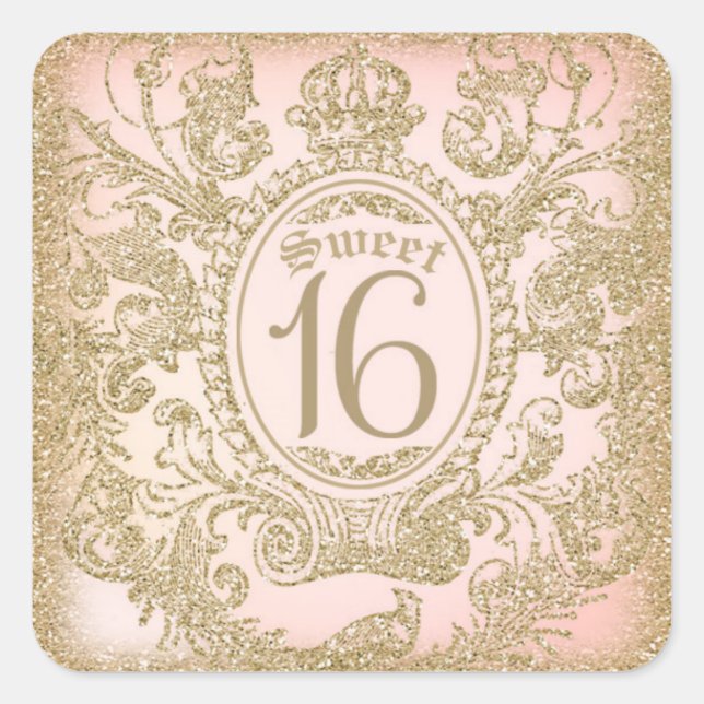 Once Upon a Time Sweet 16 Sticker (Front)