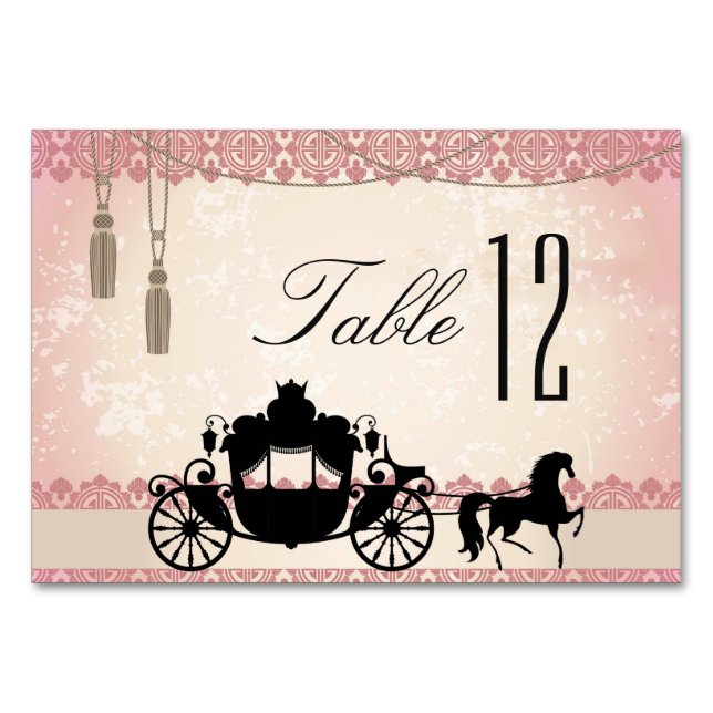 Once Upon a Time Table Number (Front)