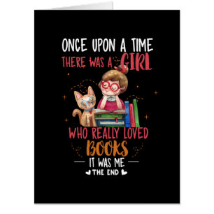 Once Upon A Time There Was A Girl Who Really Books Card