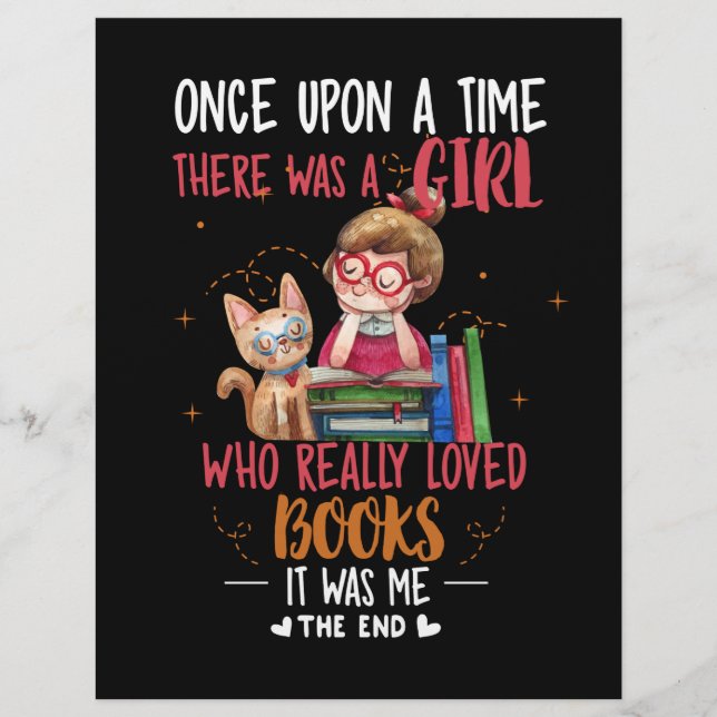 Once Upon A Time There Was A Girl Who Really Books Flyer (Front)