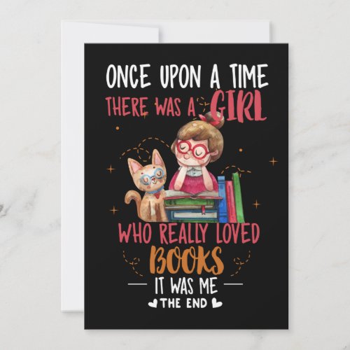 Once Upon A Time There Was A Girl Who Really Books Holiday Card