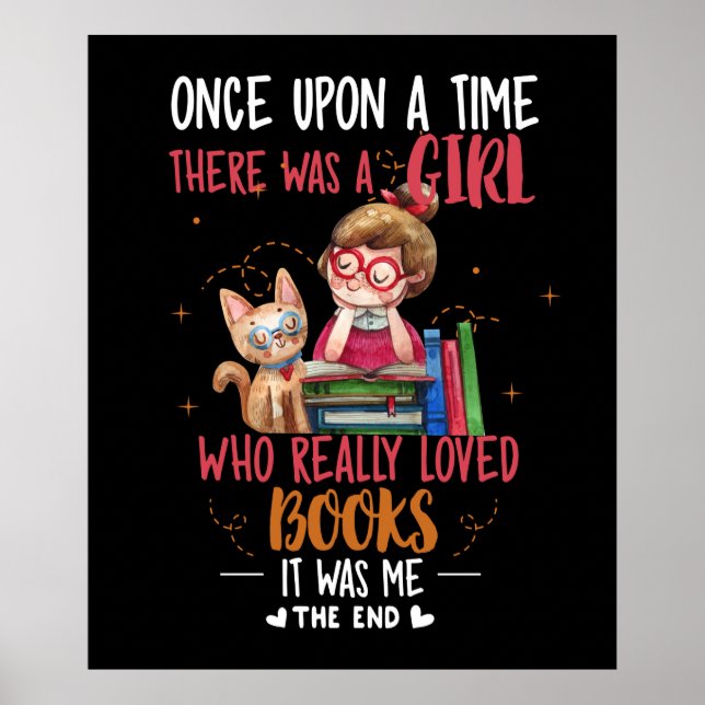Once Upon A Time There Was A Girl Who Really Books Poster (Front)