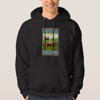 Once Upon A Time There Was A Man Cow Breed Limous Hoodie