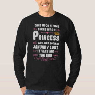 Once Upon A Time There Was A Princess January 1997 T-Shirt