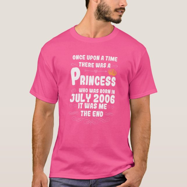 Once Upon A Time There Was A Princess July 2006 Bi T-Shirt (Front)