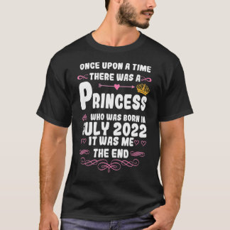 Once Upon A Time There Was A Princess July 2022 Bi T-Shirt