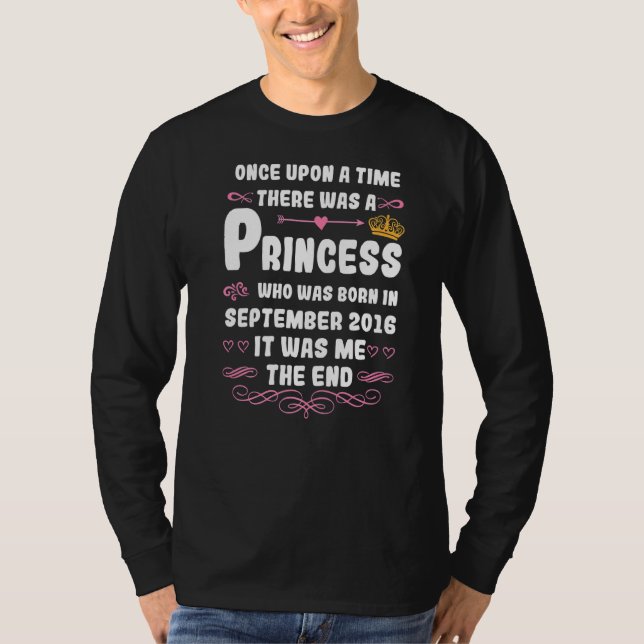 Once Upon A Time There Was A Princess September 20 T-Shirt (Front)