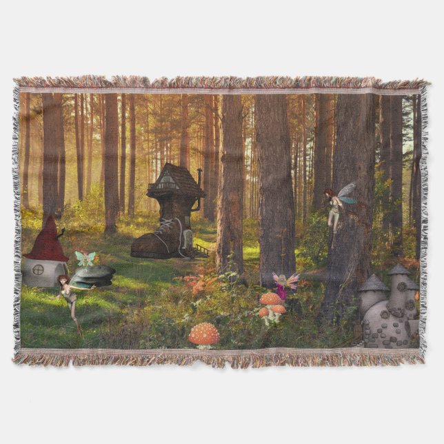 Once Upon A Time Throw Blanket (Front)