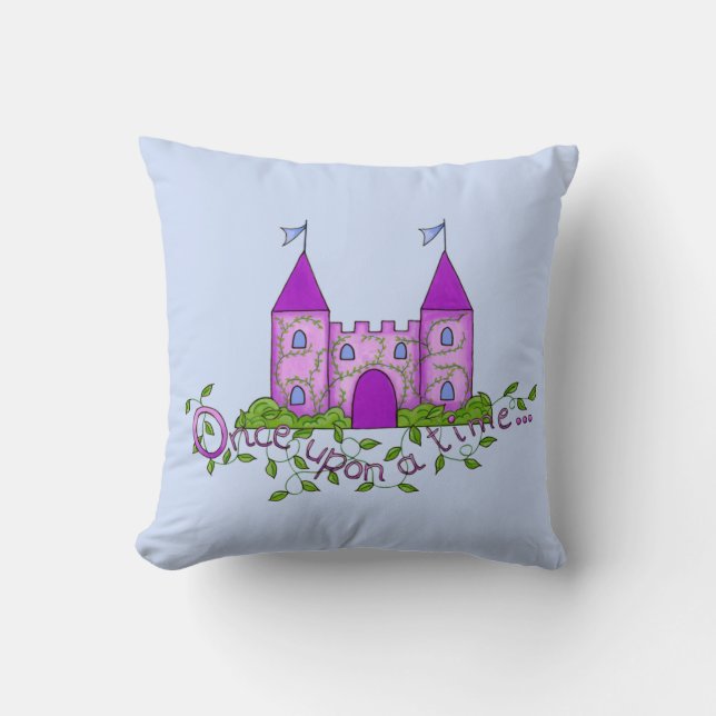 Once upon a Time Throw Pillow (Front)