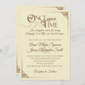 Once Upon a Time Wedding Invitation (Front/Back)