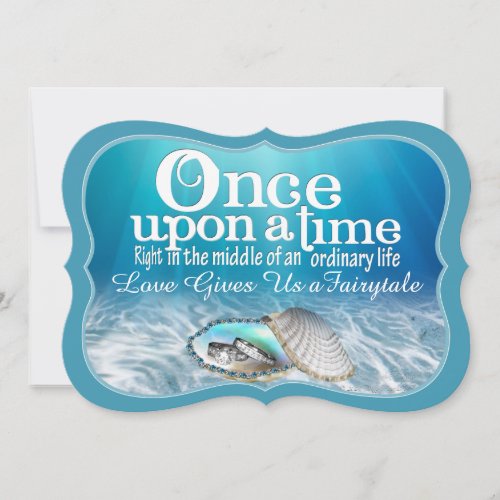 Once Upon A Time Wedding Invitation