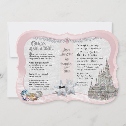 Once Upon A Time Wedding Invitation