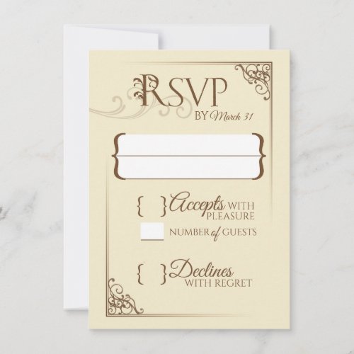 Once Upon a Time Wedding RSVP