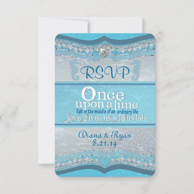 Once Upon A Time Wedding RSVP Cards (Front)