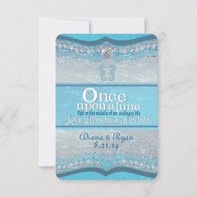 Once Upon A Time Wedding Thank You Cards (Front)
