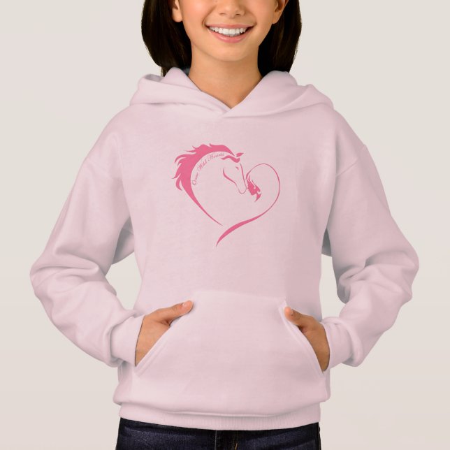 Once Wild Hearts - Girls Hoodie (Front)