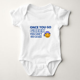 Once you go Greek Baby Bodysuit