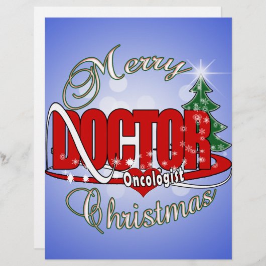ONCOLOGIST DOCTOR MERRY CHRISTMAS (Front/Back)