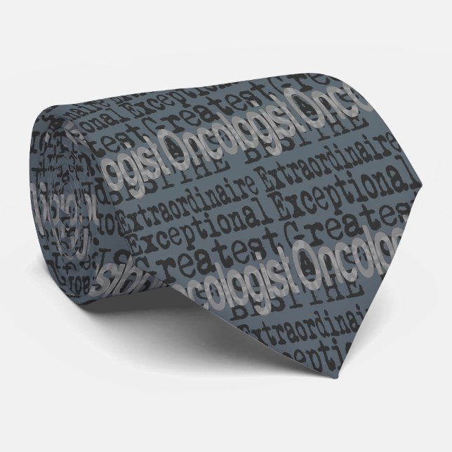 Oncologist Extraordinaire Neck Tie (Rolled)