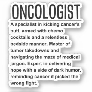 Oncologist  sticker
