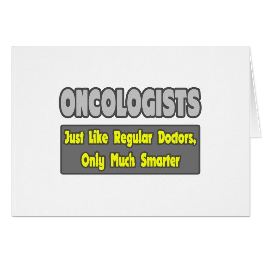 Oncologists...Smarter Cards (Front Horizontal)