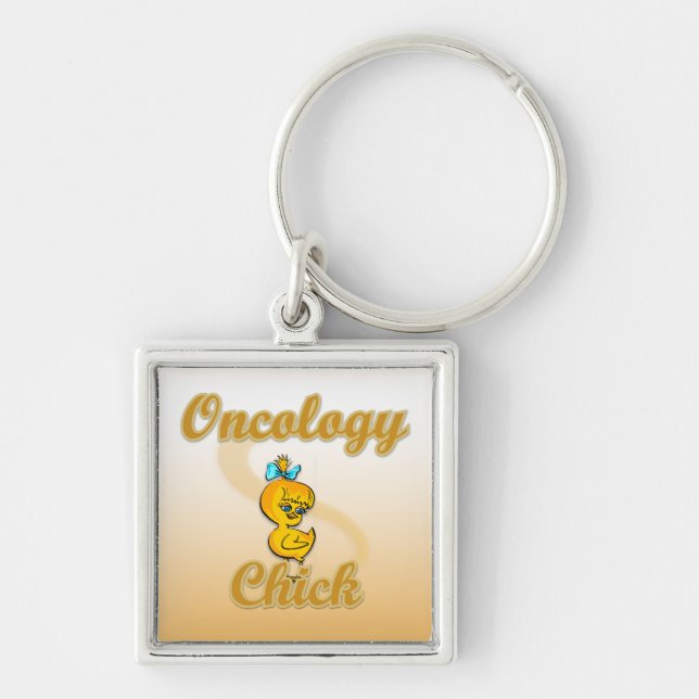 Oncology Chick Keychain (Front)