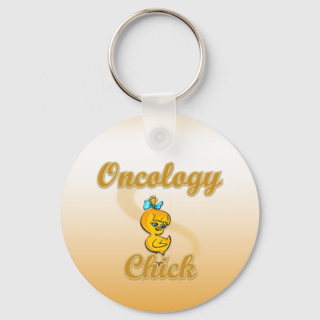 Oncology Chick Keychain (Front)