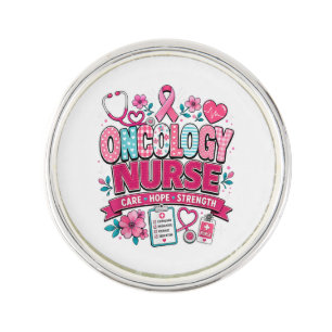 Oncology Nurse Breast Cancer Awareness Lapel Pin