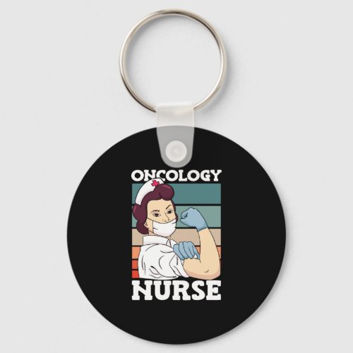 Oncology Nurse Cancer Patient Nursing National Keychain