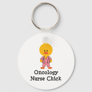 Oncology Nurse Chick Keychain