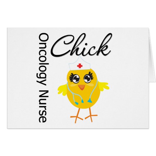 Oncology Nurse Chick v1 Cards (Front Horizontal)
