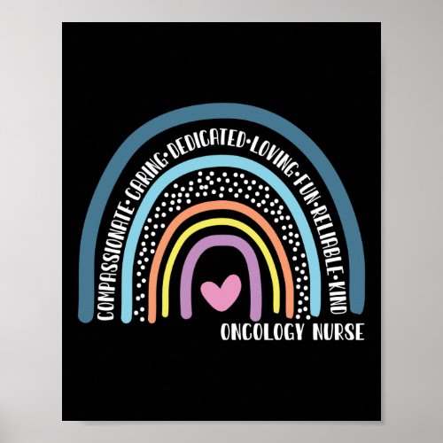 Oncology Nurse Compassionate Caring Dedicated Poster