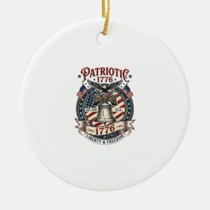 Oncology Nurse Floral Vintage Engraving Design_1 Ceramic Ornament