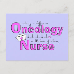 Oncology Nurse Gifts Postcard