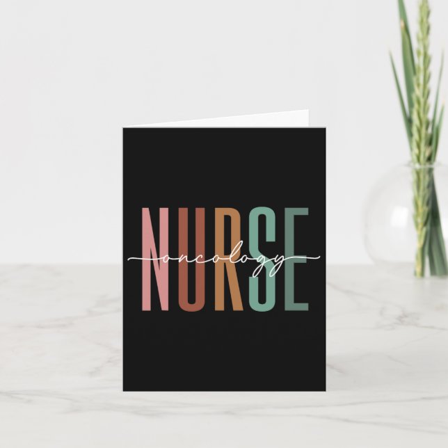 Oncology Nurse Ocn Nursing Oncologist Medical Ista Card (Front)