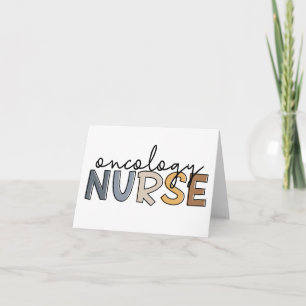 Oncology Nurse Oncology Nursing RN Card