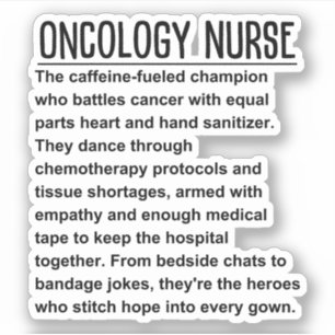 Oncology Nurse Sticker