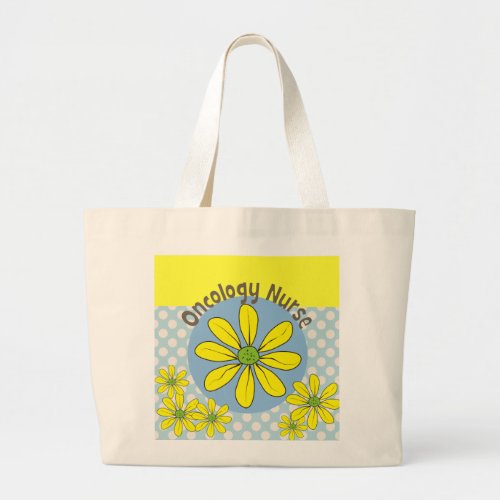 Oncology Nurse Sunflower Tote Bag