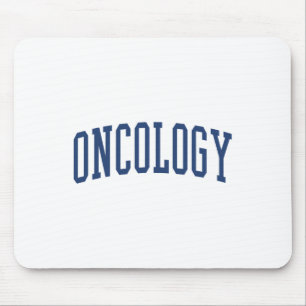 Oncology Nurse Varsity Style  Mouse Pad