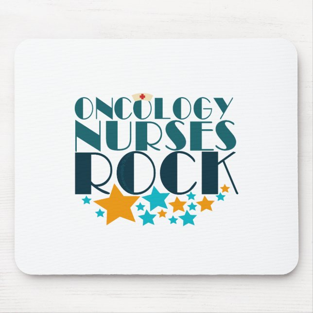 Oncology Nurses Rock Mouse Pad (Front)
