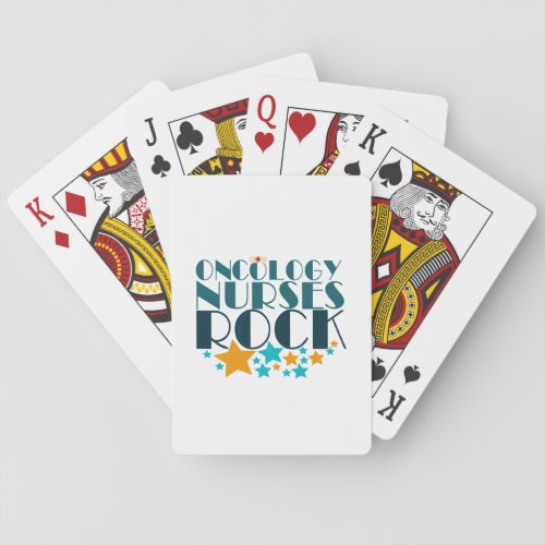 Oncology Nurses Rock Playing Cards