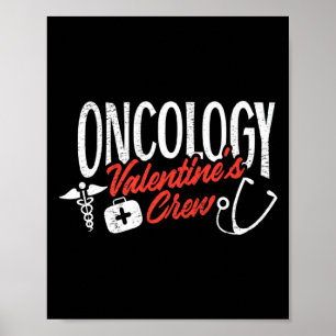 Oncology Valentines Tea Nurse Crew Valentines Day Poster