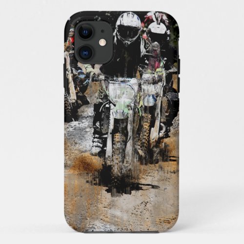 Oncoming _ Motocross Racer iPhone 11 Case