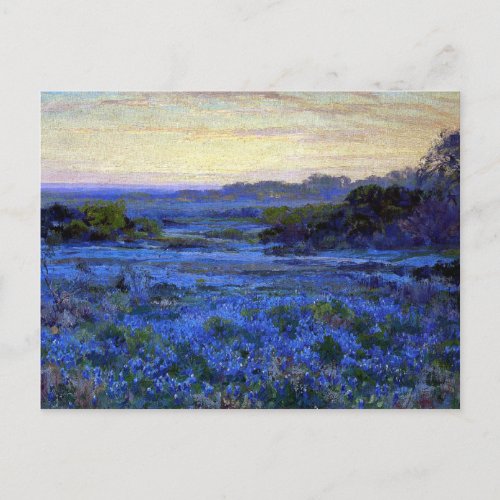 Onderdonk _ Bluebonnet Scene with a Girl Postcard