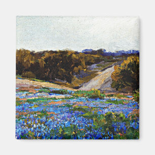 Onderdonk - Bluebonnets at Late Afternoon Magnet
