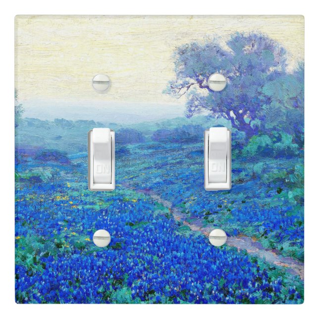 Onderdonk - Bluebonnets at Sunrise Light Switch Cover (In Situ)