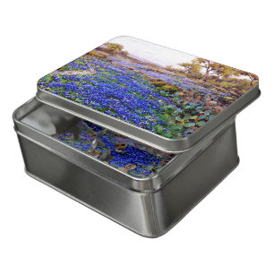 Onderdonk - Bluebonnets at Twilight, North of San Jigsaw Puzzle